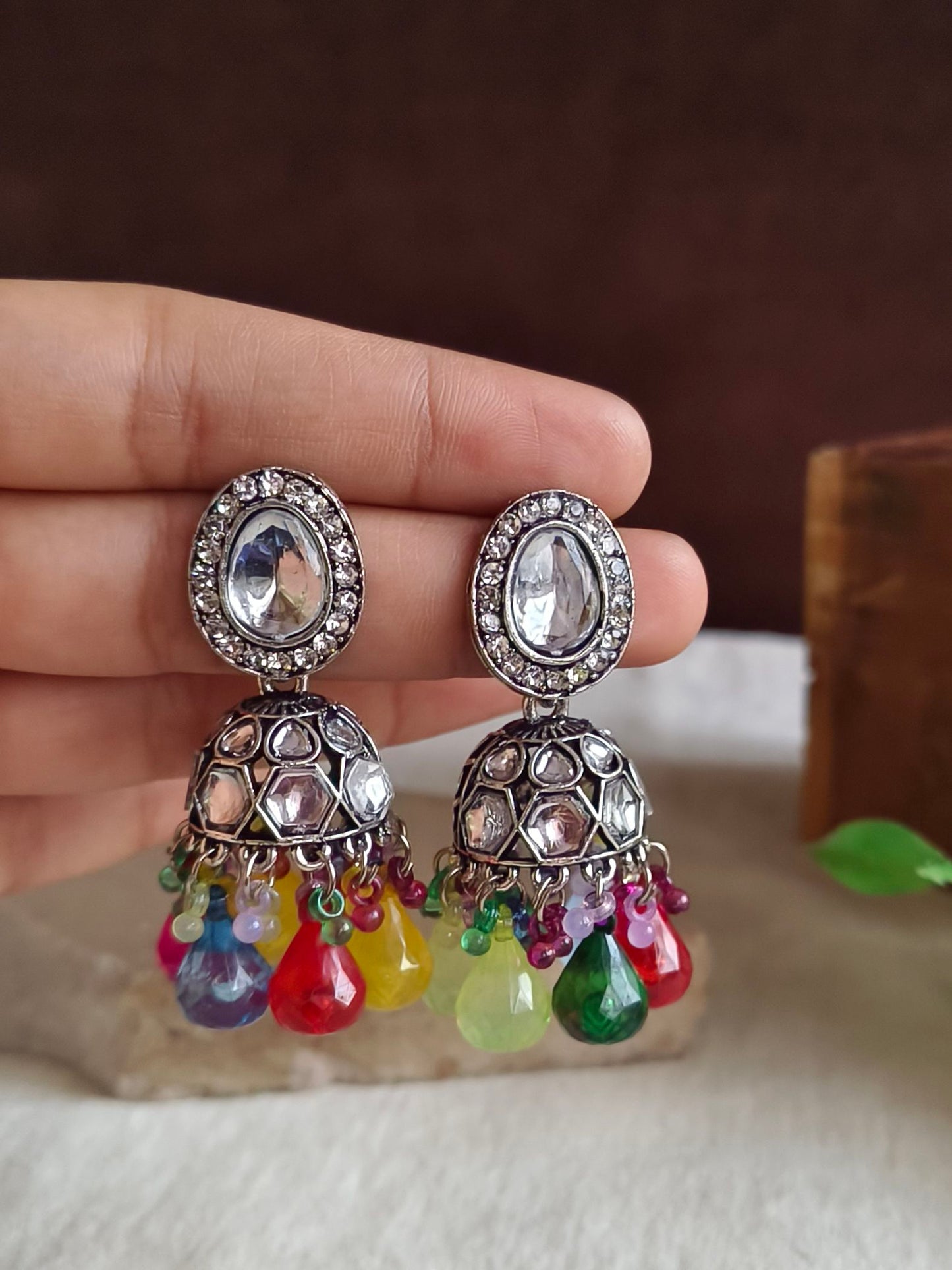 Oxidised Earrings