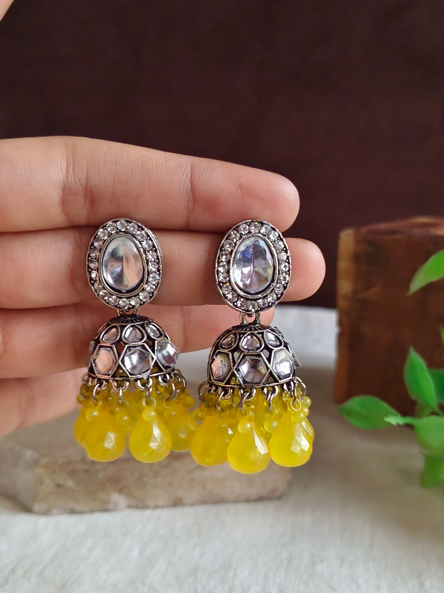 Oxidised Earrings