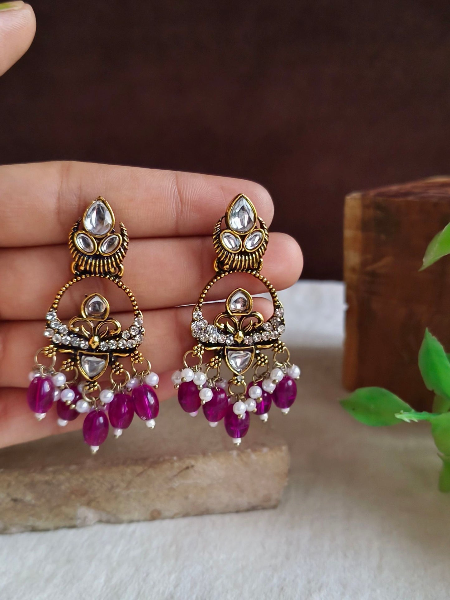 Oxidised Earrings