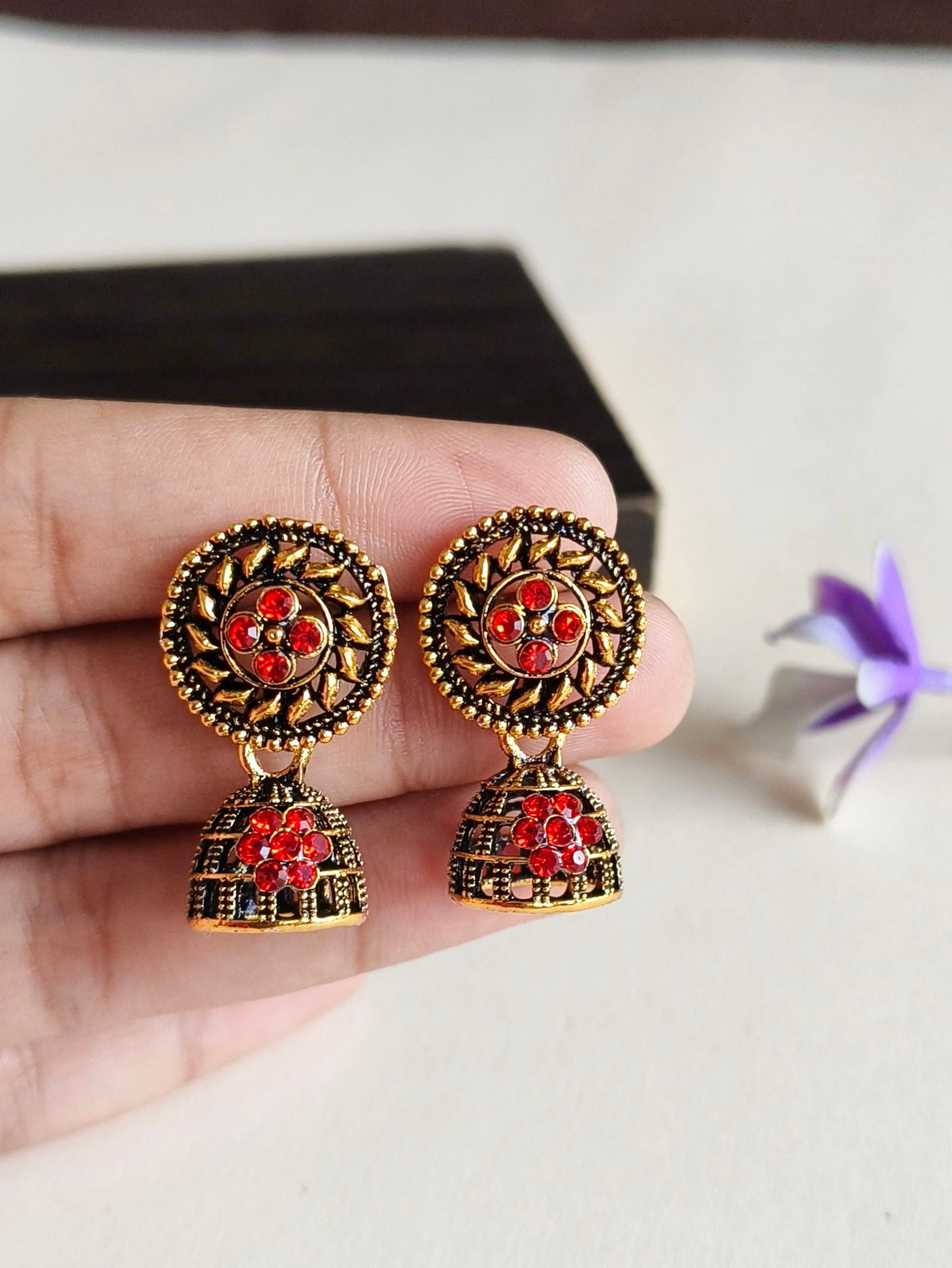 Oxidised Earrings