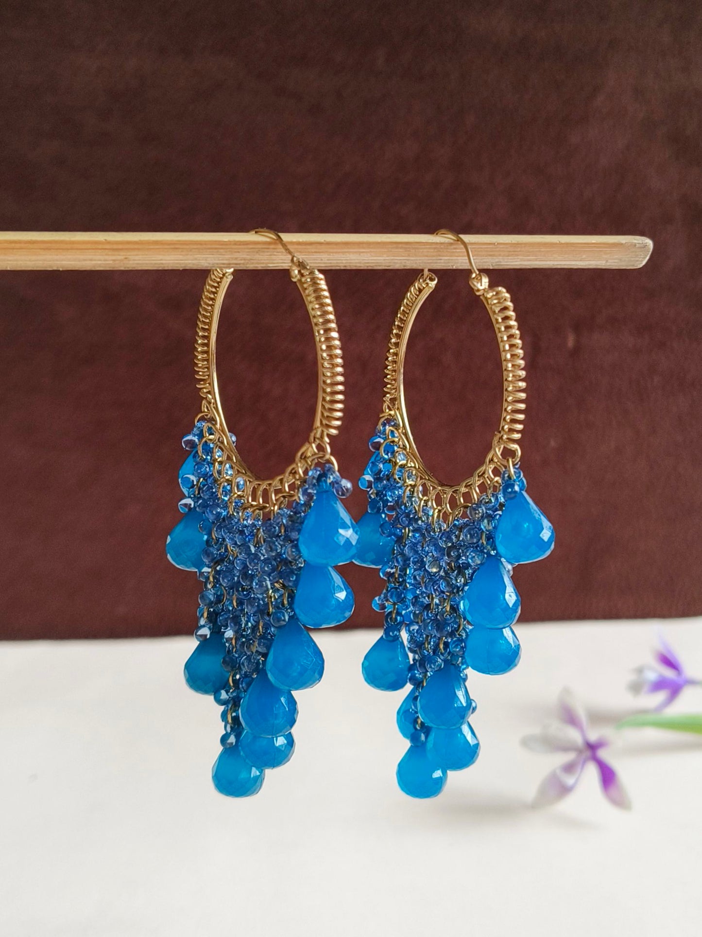 Earrings 0725AMHPBLU