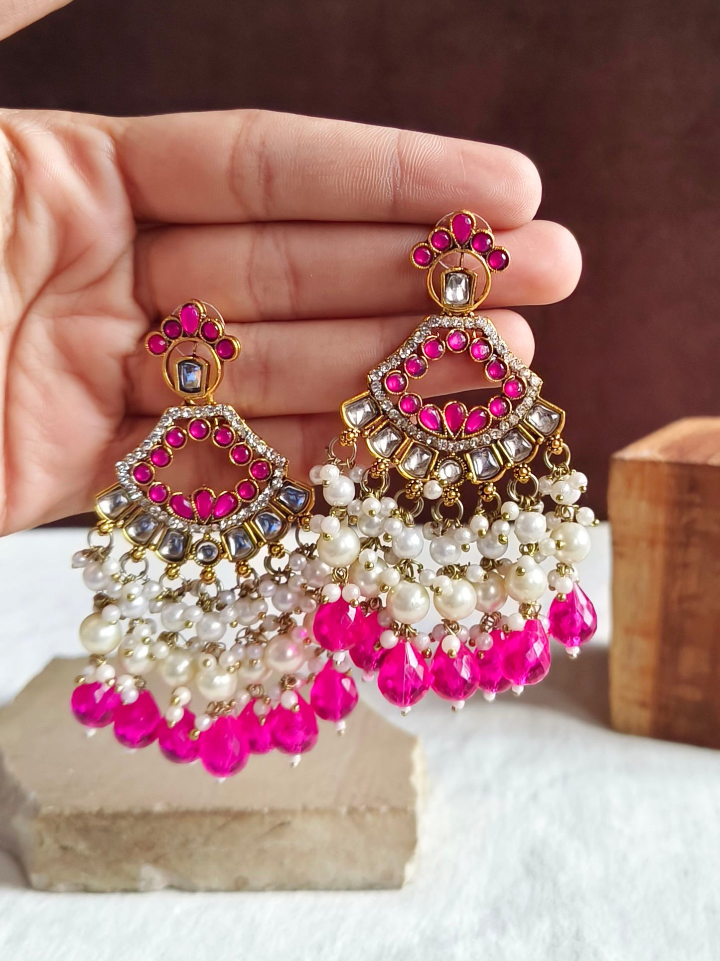 Oxidised Hoop Earrings