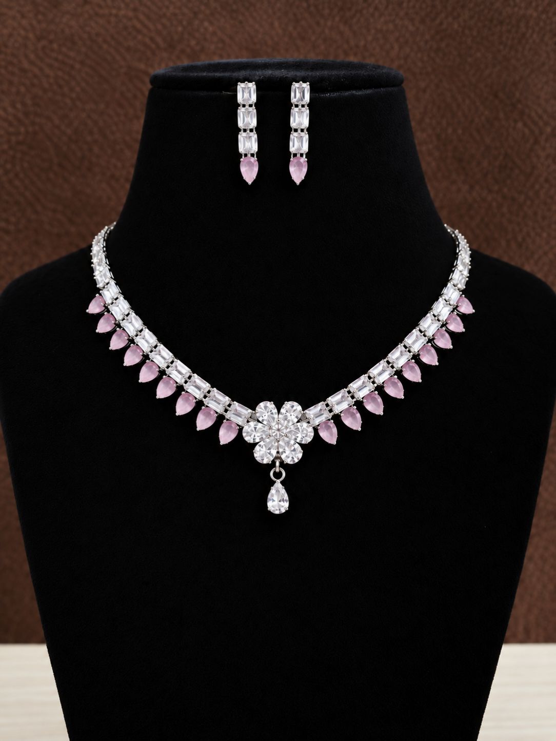 AD Stone Necklace Set
