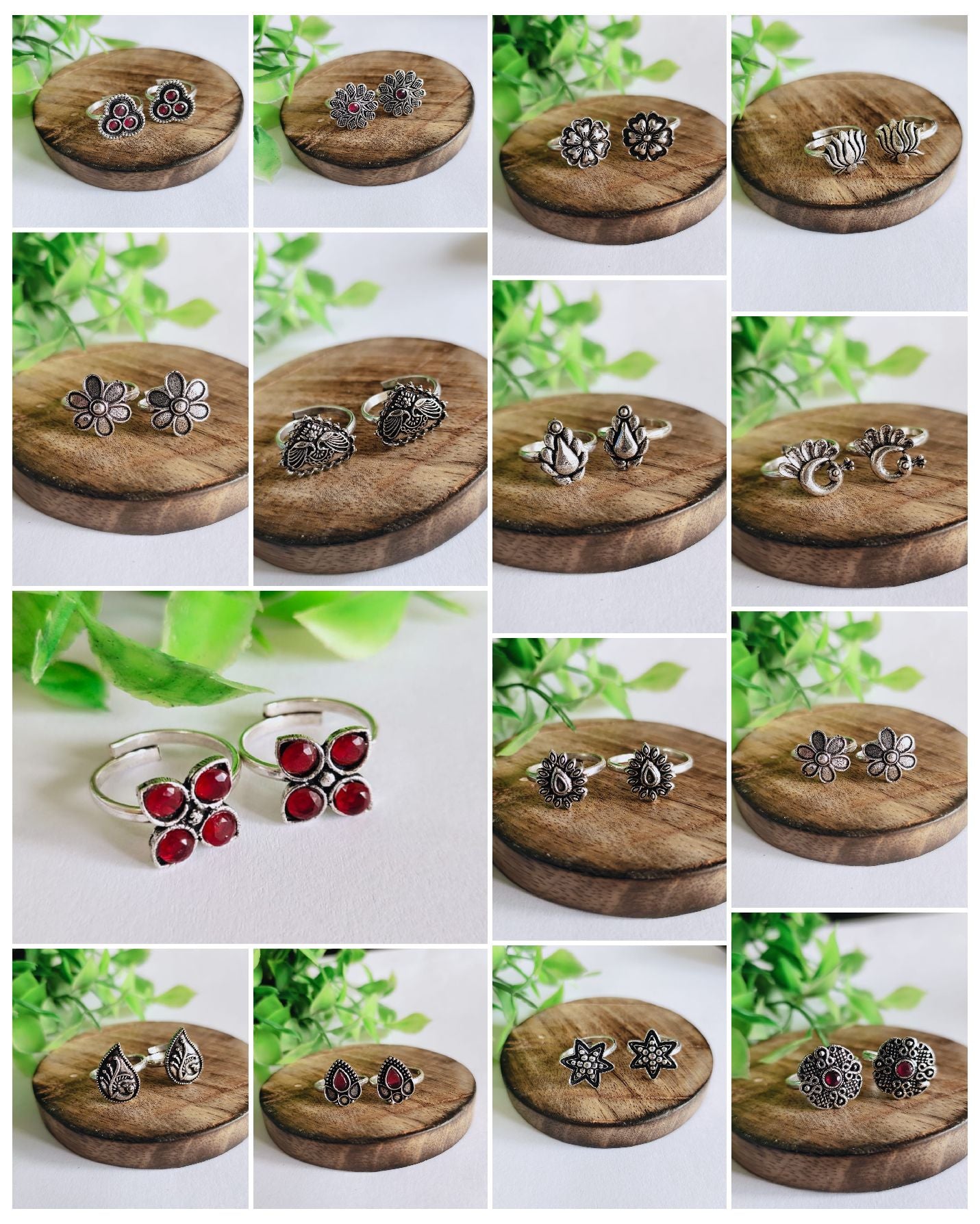 Combo of 10 pairs toerings (design as per Availability)