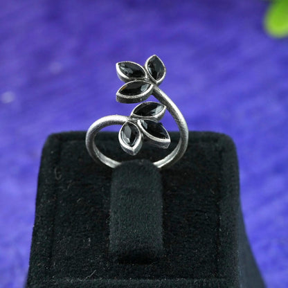 1223FRBLK  Finger Ring
