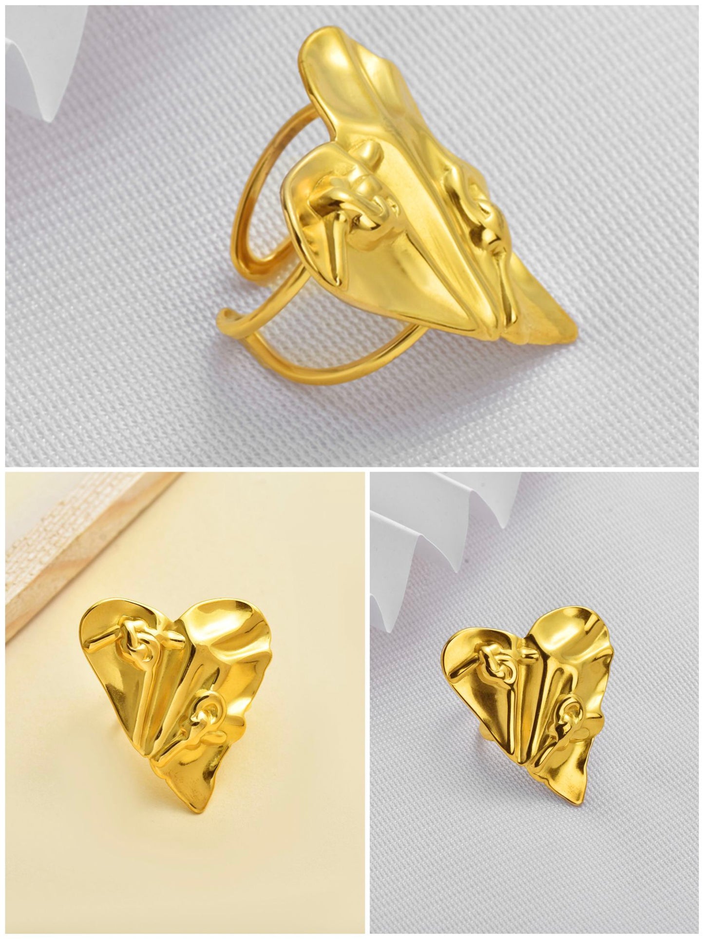 5027VGFR Price For 1 Pieces (Ring Size 17 Indian - Slightly Adjustedable)