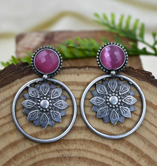 0003LCSTPNK Stud Earrings