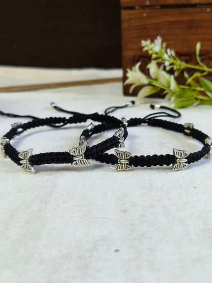 1993OXAK  Butterfly Anklet Price For 1 Pair