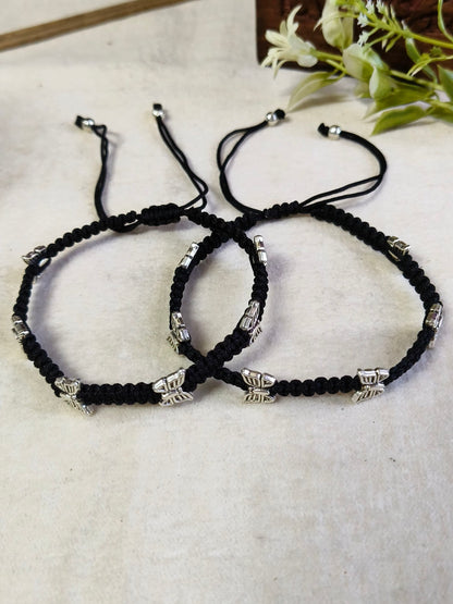 1993OXAK  Butterfly Anklet Price For 1 Pair
