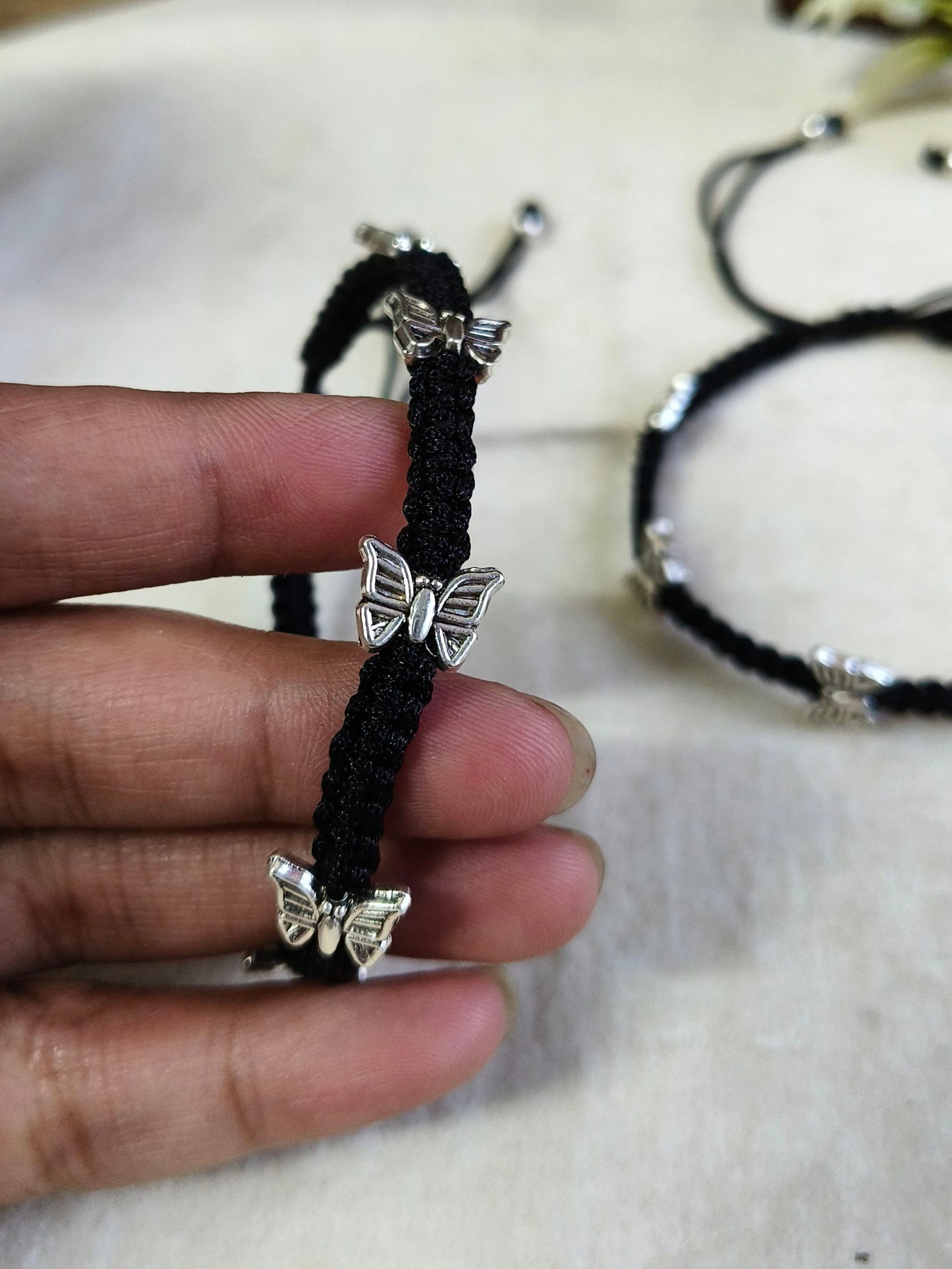 1993OXAK  Butterfly Anklet Price For 1 Pair