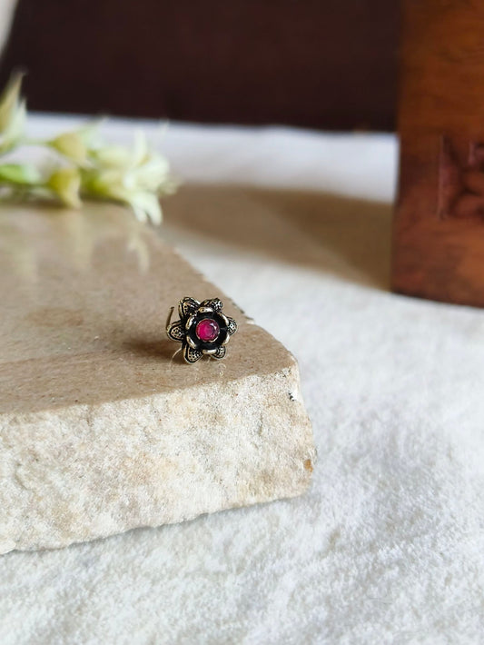 7049MXNPRED Piercing Nose Pin