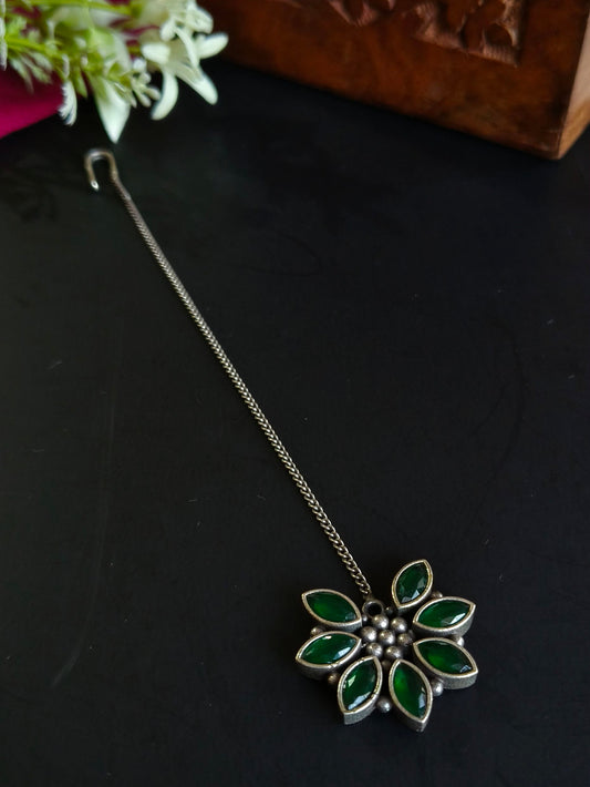 7062MXMTGRN Maang Tika | Minor Irregularities | No Returns | Check Description for Details