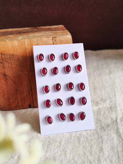 10676OXSTRED Price For 10 Pair (Oval)