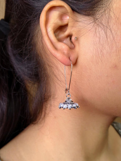 Oxidised Earrings 1475AMJH