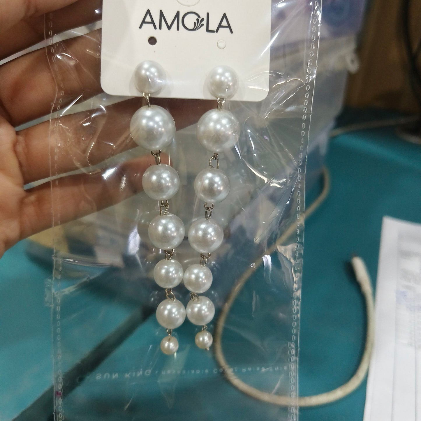 Korean Earrings 1489AMDLSL