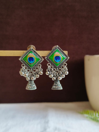 Oxidised Earrings 1506AMDL