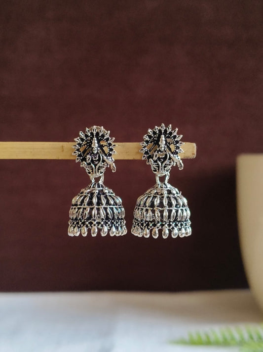 Oxidised Earrings 1512AMJH