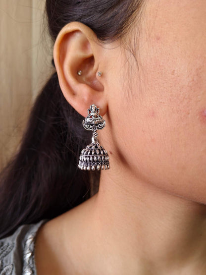 Oxidised Earrings 1518AMJH