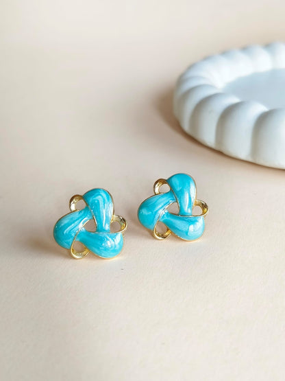 Korean Earrings 1551AMSTGDMBL
