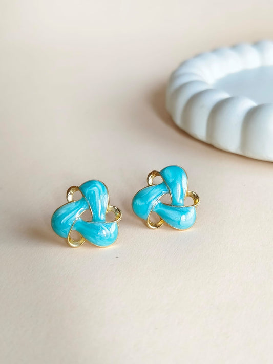 Korean Earrings 1551AMSTGDMBL