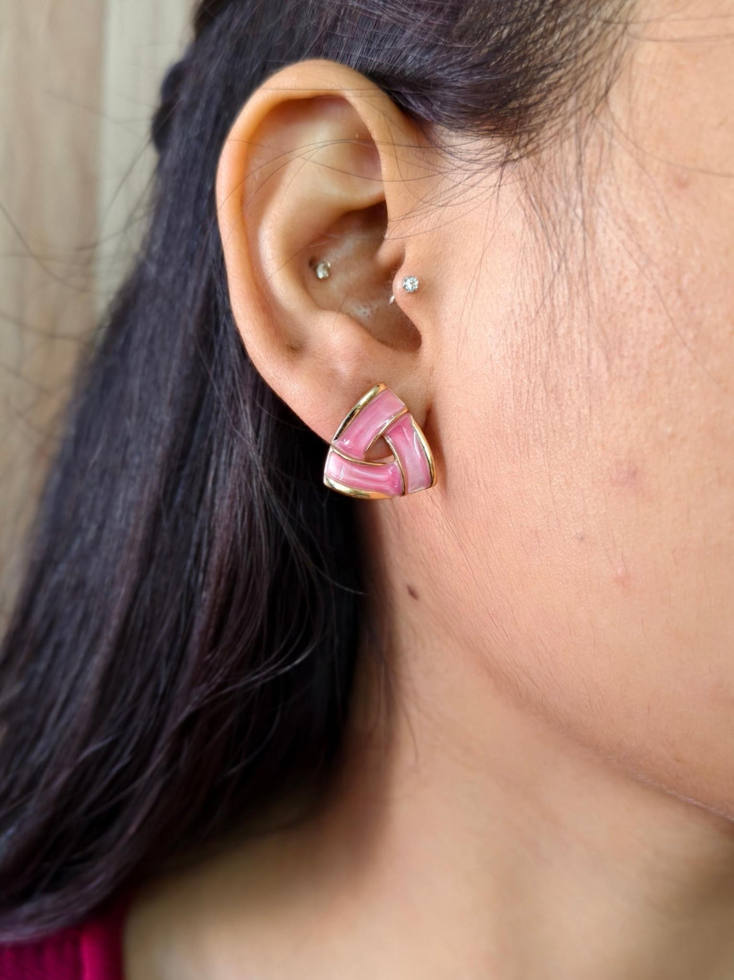 Korean Earrings 1552AMSTGDPNK