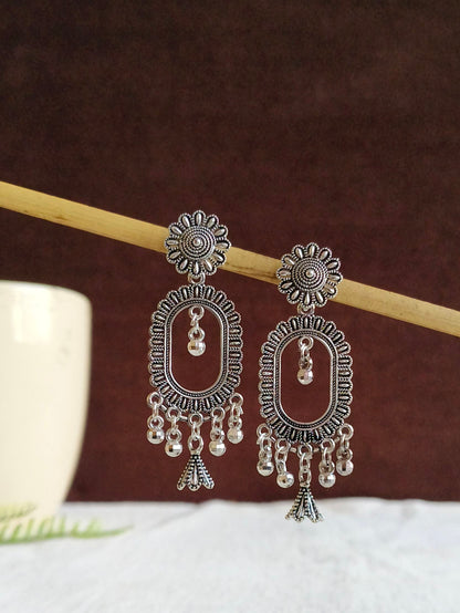 Oxidised Earrings 1805AMDL
