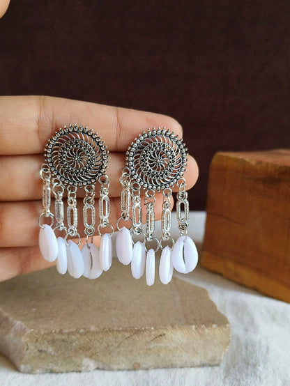 Oxidised Earrings 1807AMDL