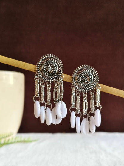 Oxidised Earrings 1807AMDL