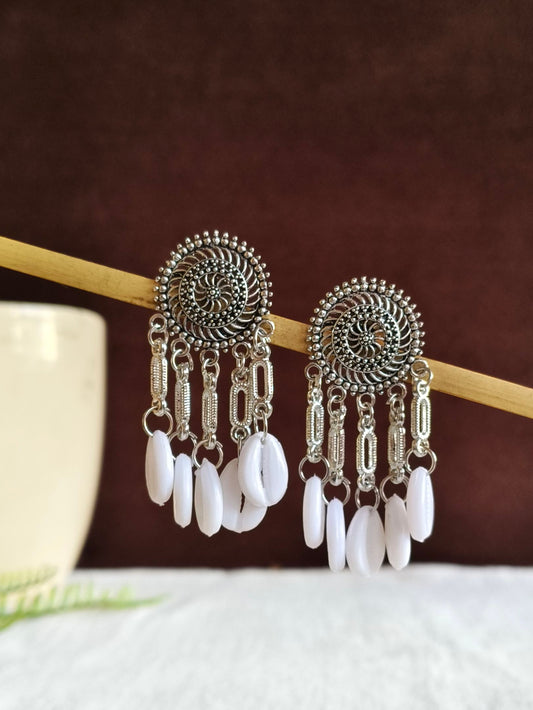 Oxidised Earrings 1807AMDL