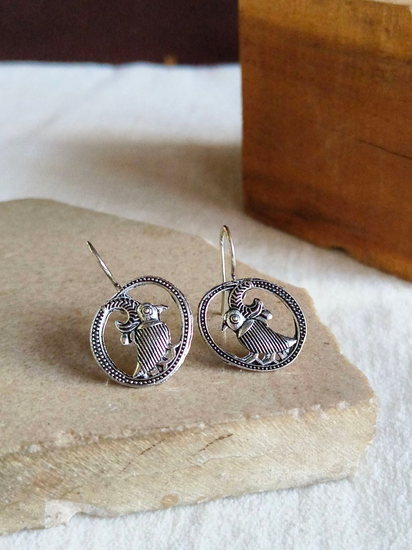 Oxidised Earrings 1810AMHK