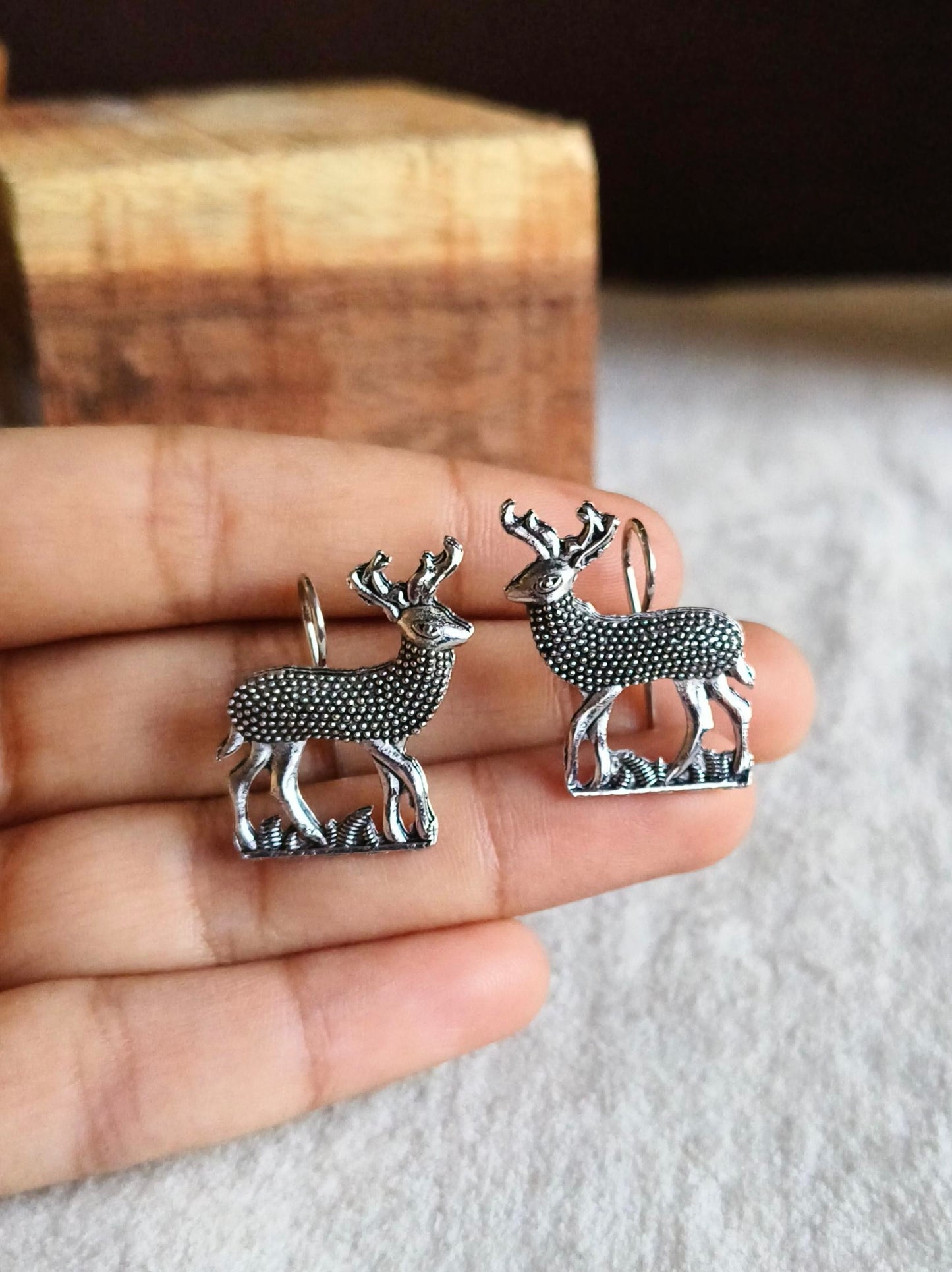 Oxidised Earrings 1811AMHK