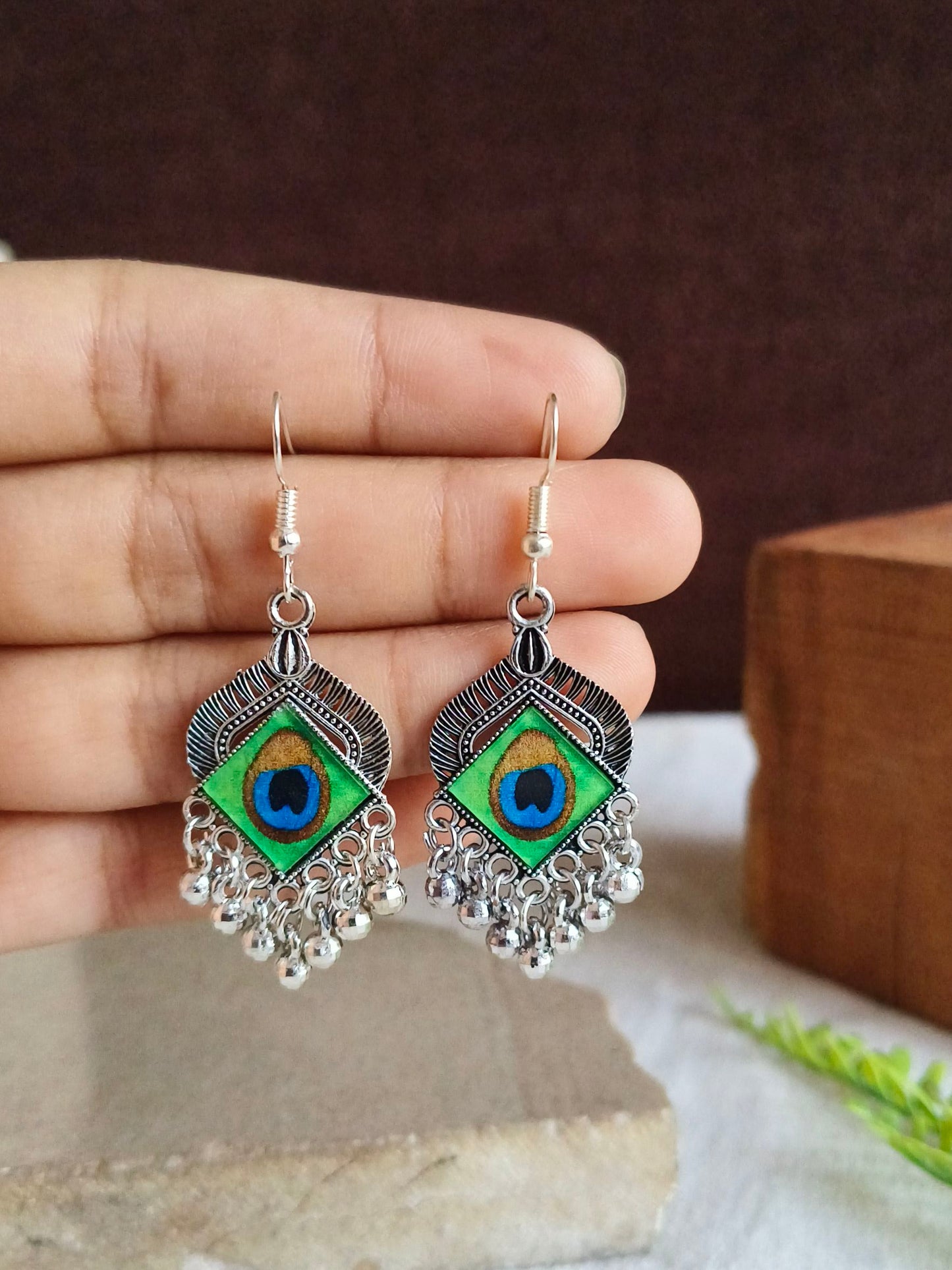 Oxidised Earrings 1813AMHK