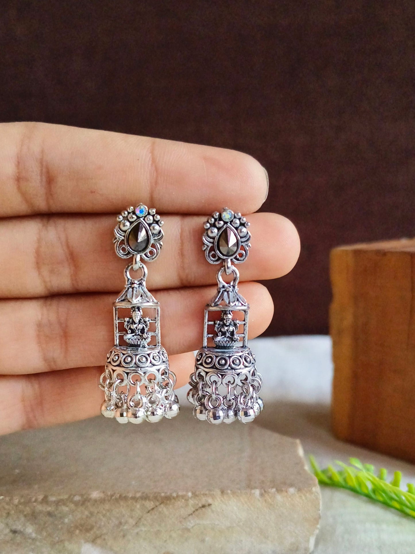 Oxidised Earrings 1820AMJH