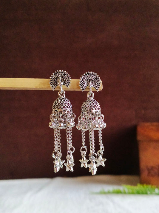 Oxidised Earrings 1822AMJH