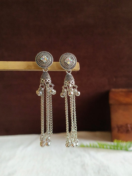 Oxidised Earrings 1824AMJH