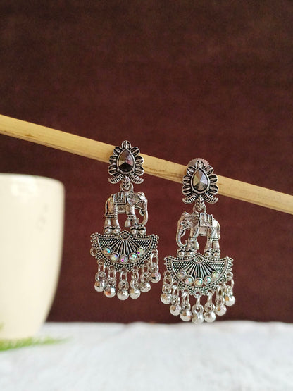 Oxidised Earrings 1825AMJH