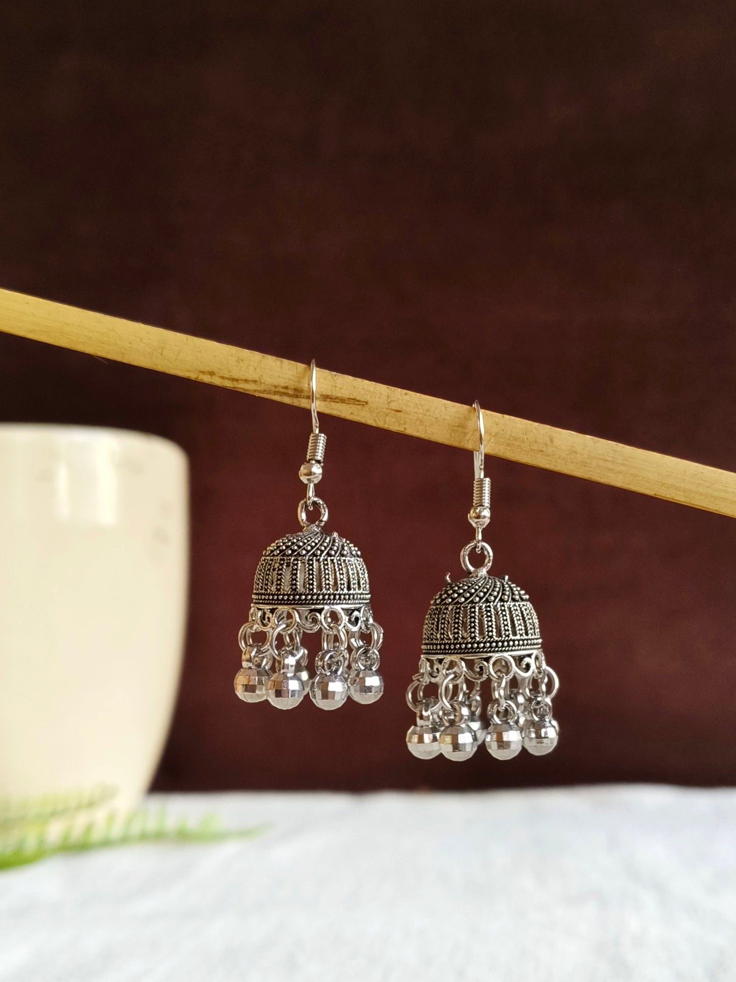 Oxidised Earrings 1826AMHK