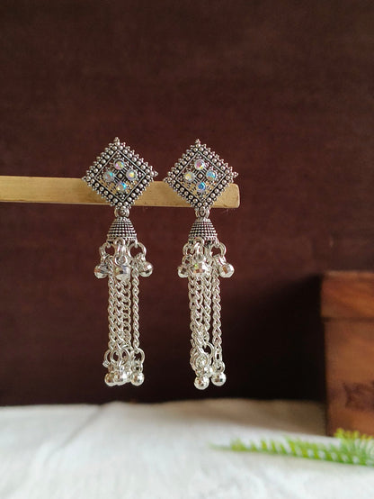 Oxidised Earrings 1827AMDL
