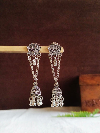 Oxidised Earrings 1828AMJH