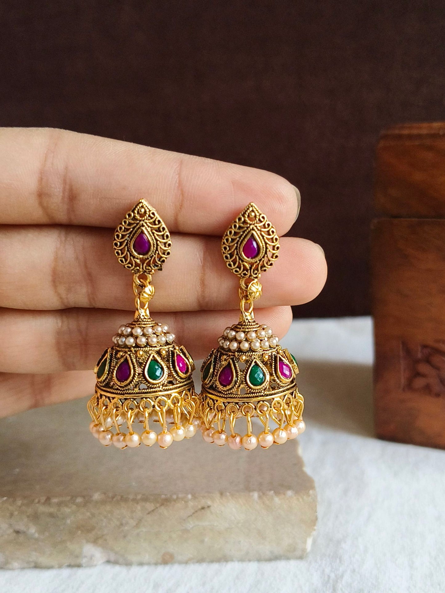 Golden Jhumka 1851AMJH