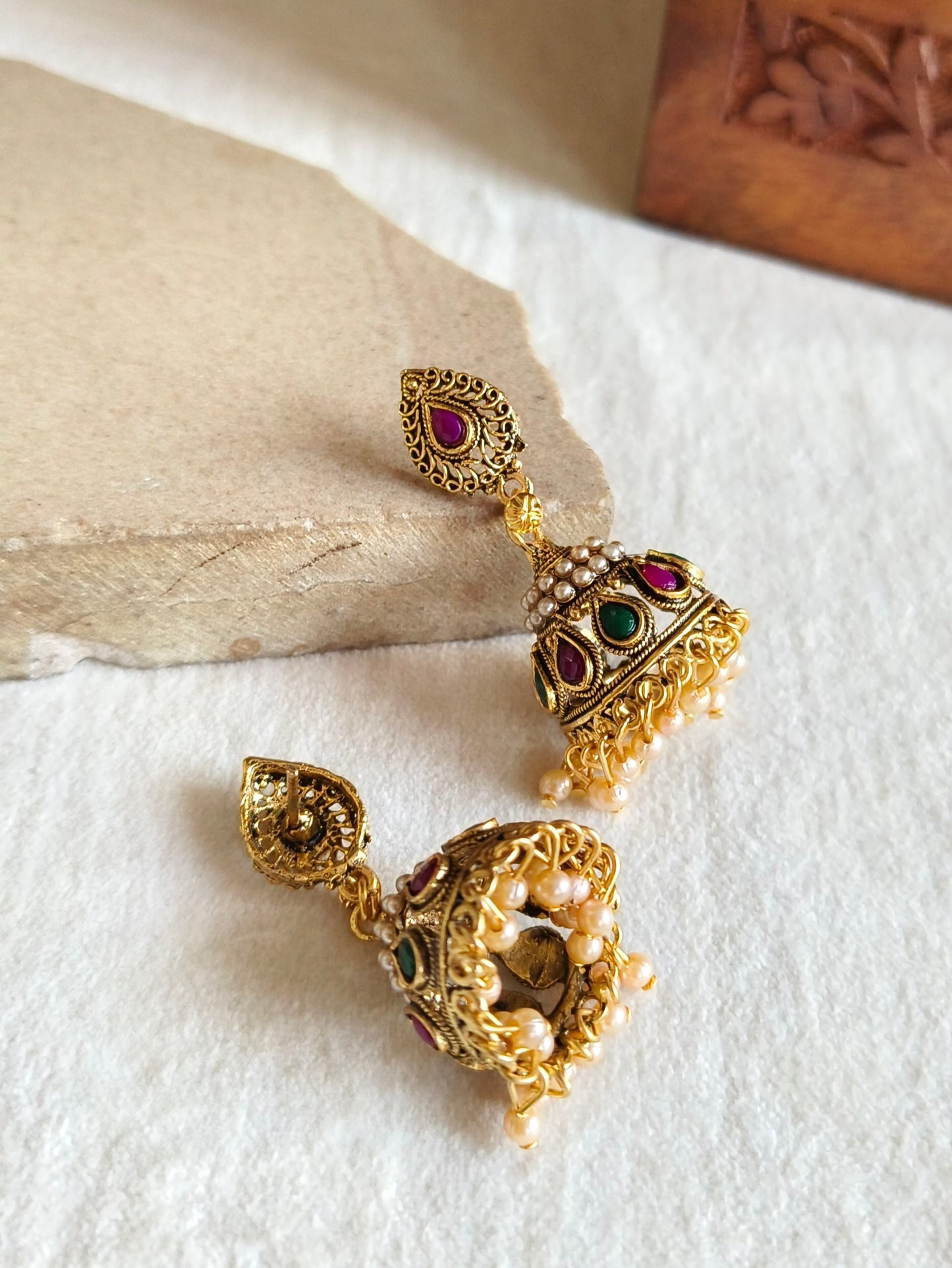 Golden Jhumka 1851AMJH