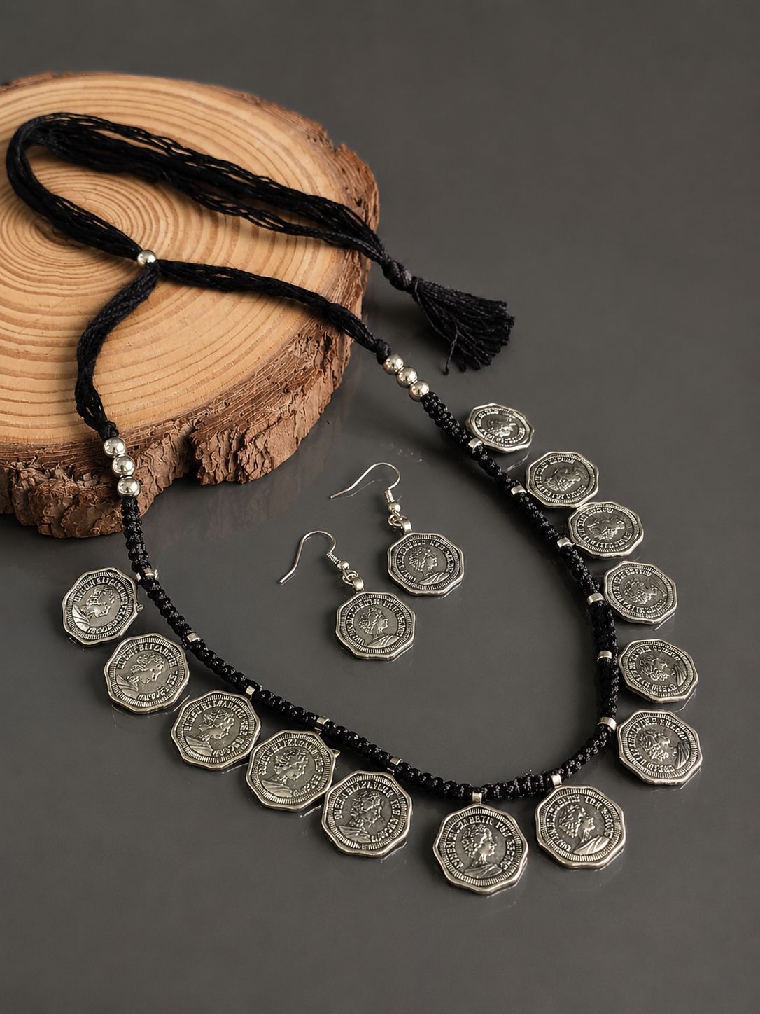 Thread Necklace Set 10793GSNK