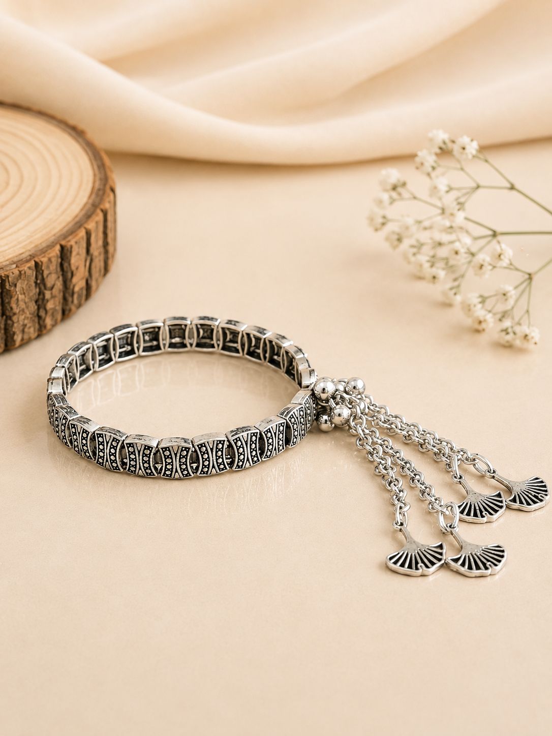 Ghunghroo Bangles 10799GSBR (Price for 1 Pcs)