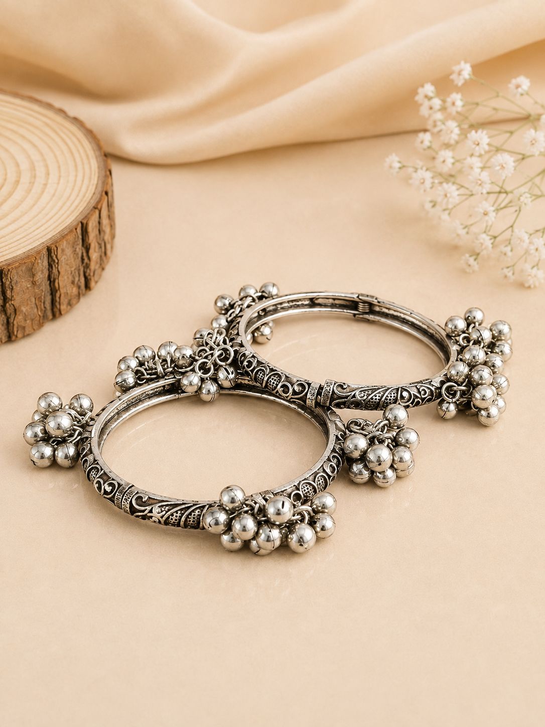 Ghunghroo Bangles 10800GSBL ( Price for 1 Pair)