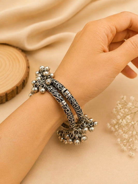 Ghunghroo Bangles 10800GSBL ( Price for 1 Pair)
