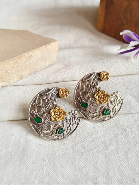 Stud Earings 21753MXDTSTGRN (Stock Clearance)