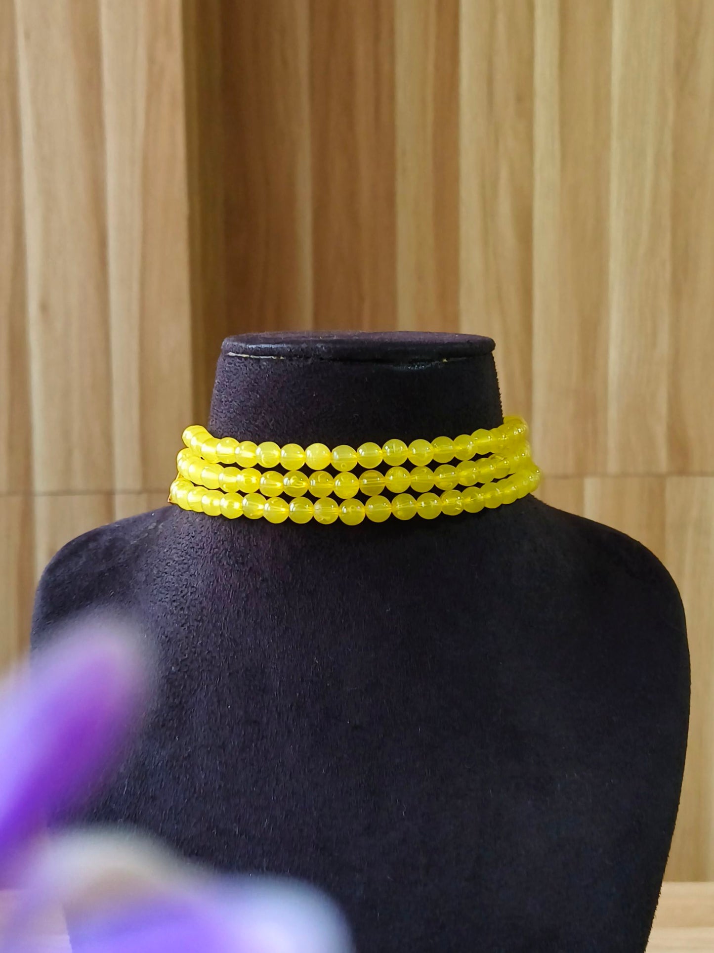 Beaded Chokar Necklace 21771MXNKYLW (Stock Clearance)
