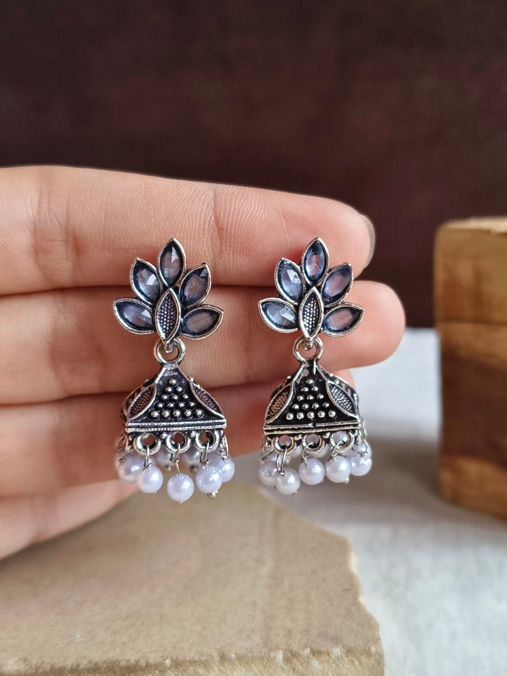 Oxidised Earrings