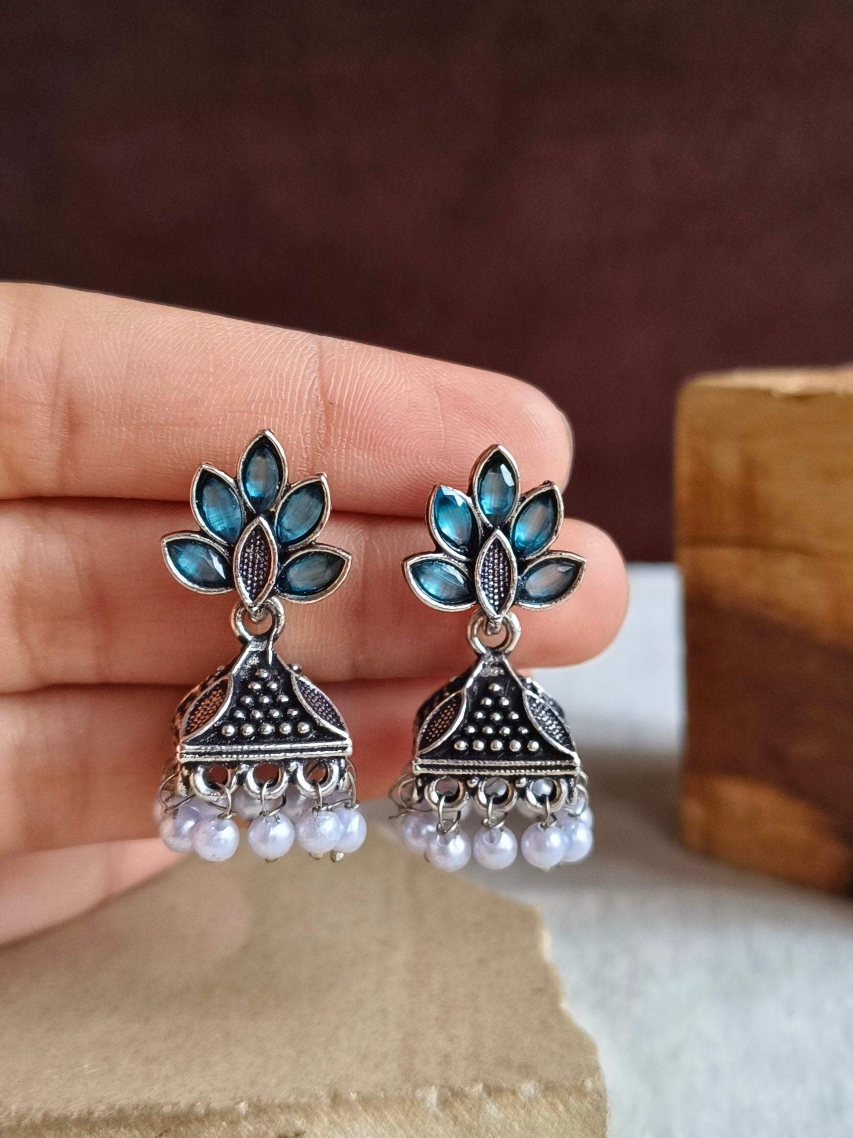 Oxidised Earrings