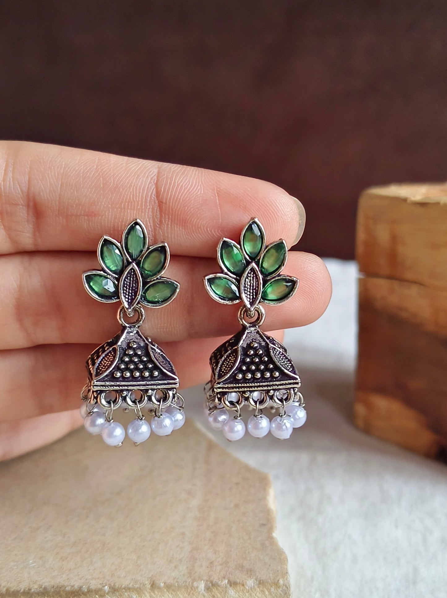 Oxidised Earrings